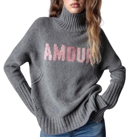 Zadig & Voltaire Merino Wool Amour Sweater - Picture 1 of 10